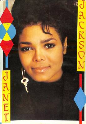 Janet Jackson Kartpostal KRT18801 - 1