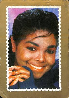 Janet Jackson Kartpostal KRT18802 - 1