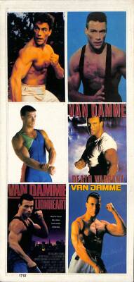 Jean Claude Van Damme 6 Farklı Sticker AKS1432 - 1