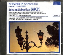 Johann Sebastian Bach *Konzert In Sanssouci * ( İkinci El ) CD Müzik CD1619 - 1