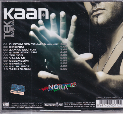 Kaan - Tek Başına (Sıfır Ürün) CD Müzik CD1327 - 2