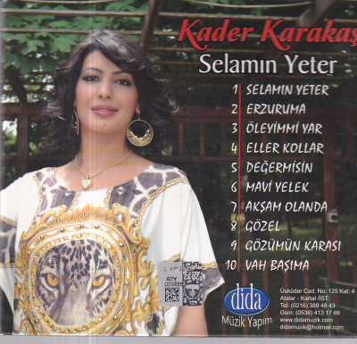 Kader Karakaş *Selamın Yeter* ( İkinci El ) CD Müzik CD1384 - 2