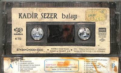 Kadir Sezer * Balayı* Kaset KST6117 - 4