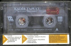 Kadir Tapucu - Şeytan Diyor Ki Kaset ( İkinci El ) KST24047 - 2