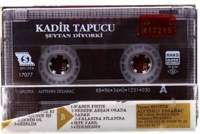 Kadir Tapucu * Şeytan Diyor Kİ * Kaset KST5512 - 4