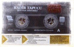 Kadir Tapucu - * Şeytan Diyorki * Kaset KST5429 - 4