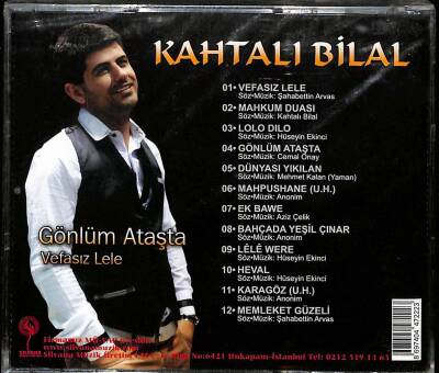 Kahtalı Bilal - Gönlüm Ataşta (Sıfır Ürün) CD Müzik CD1735 - 2