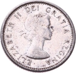 Kanada 10 Cent 1961 Gümüş ÇT YMP10724 - 2