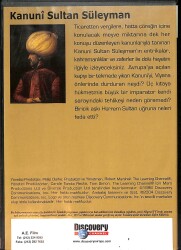 Kanuni Sultan Süleyman (Discovery) VCD (İkinci El) DVD2588 - 2