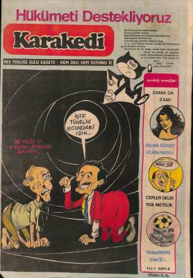 Karakedi Mizah Dergisi Sayı 8 22 Haziran 1979 Rauf Tamer-İyi Hal,KapakBülent Ecevit, Selma Güneri,Talat Güreli NDR20040 - 1