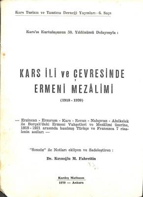 Kars İli ve Çevresinde Ermeni Mezalimi (1918-1920) KTP534 - 1