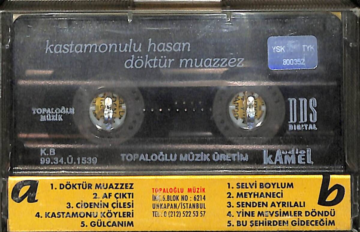 Kastamonulu Hasan - Döktür Muazzez Kaset (İkinci El) KST27474 - 2