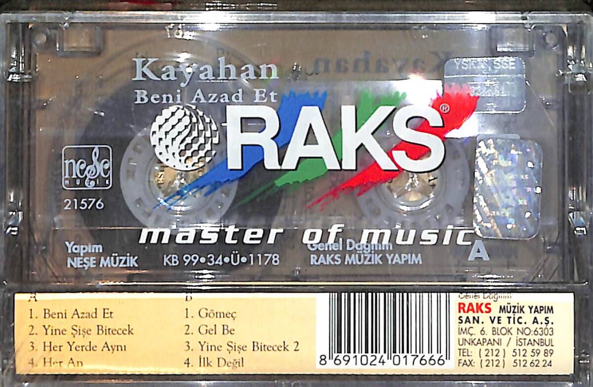 Kayahan - Beni Azad Et Kaset (Sıfır) KST27480 - 2