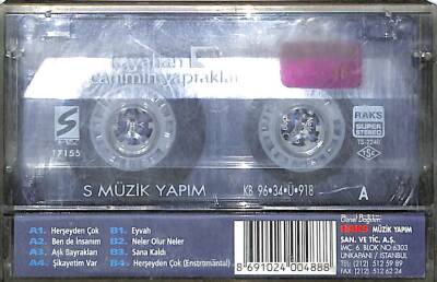 Kayahan - Canımın Yaprakları Kaset (İkinci El) KST20952 - 2