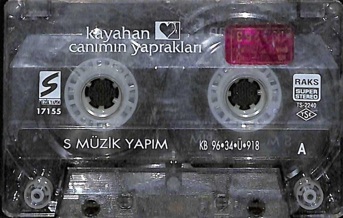 Kayahan - Canımın Yaprakları Kaset (Kırmızı Bandrol) Kaset (İkinci El) KST26480 - 1