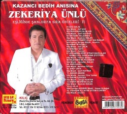 Kazancı Bedih Anısına Zekeriya Ünlü Eşliğinde Şanlıurfa Sıra Geceleri 11* ( İkinci El ) CD Müzik CD1905 - 2