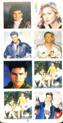 Kelly Rutherford, Tom Cruise, Mc Hammer 8li Sticker KRT21646 - 1