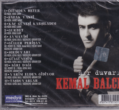 Kemal Balcı - Sır Duvarı (Sıfır Ürün) CD Müzik CD1332 - 2