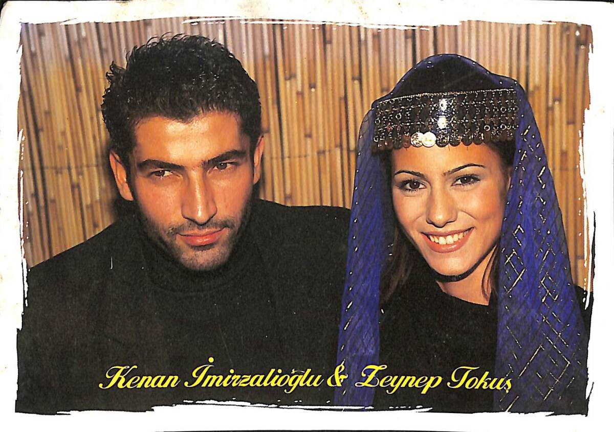 Kenan İmirzalıoğlu & Zeynep Tokuş Kartpostal (Küçük Boy) KRT22756 - 1