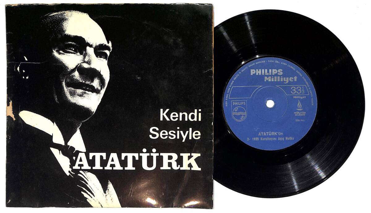 Kendi Sesiyle Atatürk - Atatürk'ün 10ncu Yıl Nutku / Atatürk'ün 1935 Kurultayını Açış Nutku PLAK (10/6) PLK24849 - 1