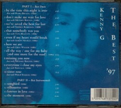 Kenny G *The Best 97* (İkinci El) CD Müzik CD786 - 6