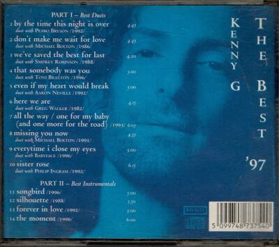 Kenny G *The Best 97* (İkinci El) CD Müzik CD786 - 4