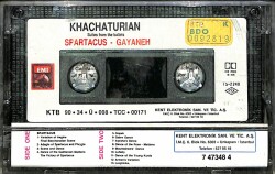 Khachaturian *Spartacus Gayaneh* Kaset KST23517 - 2