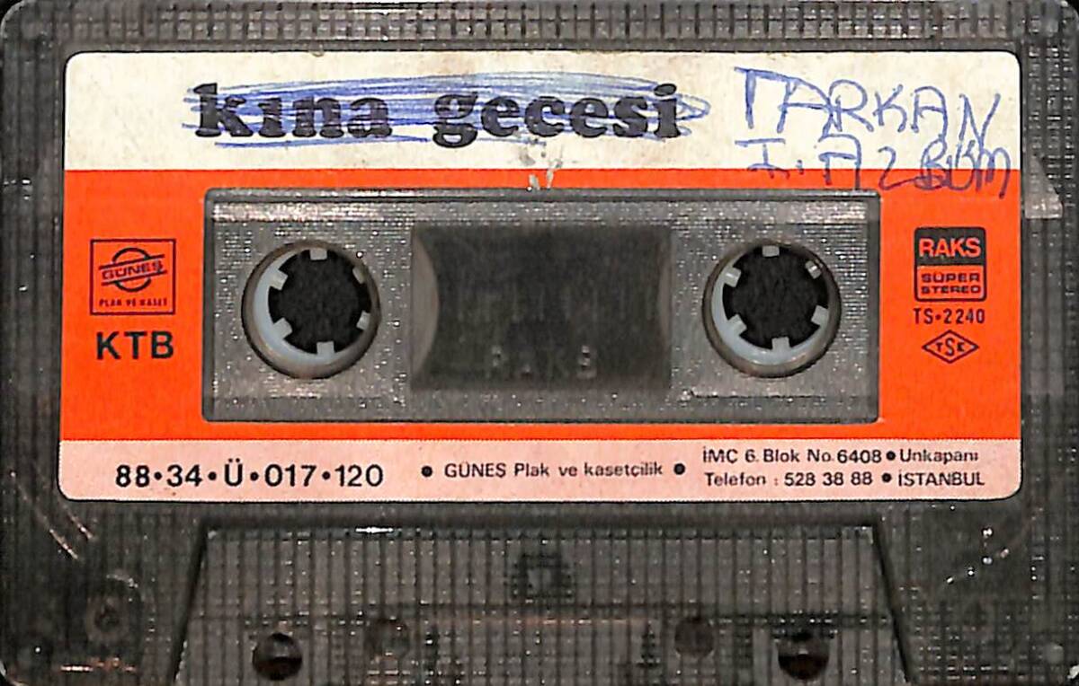 Kına Gecesi Kaset (Sarı Bandrol - İkinci El) KST27871 - 2