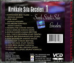 Kırıkkale Sıla Geceleri 1 CD (İkinci El) CD3537 - 2