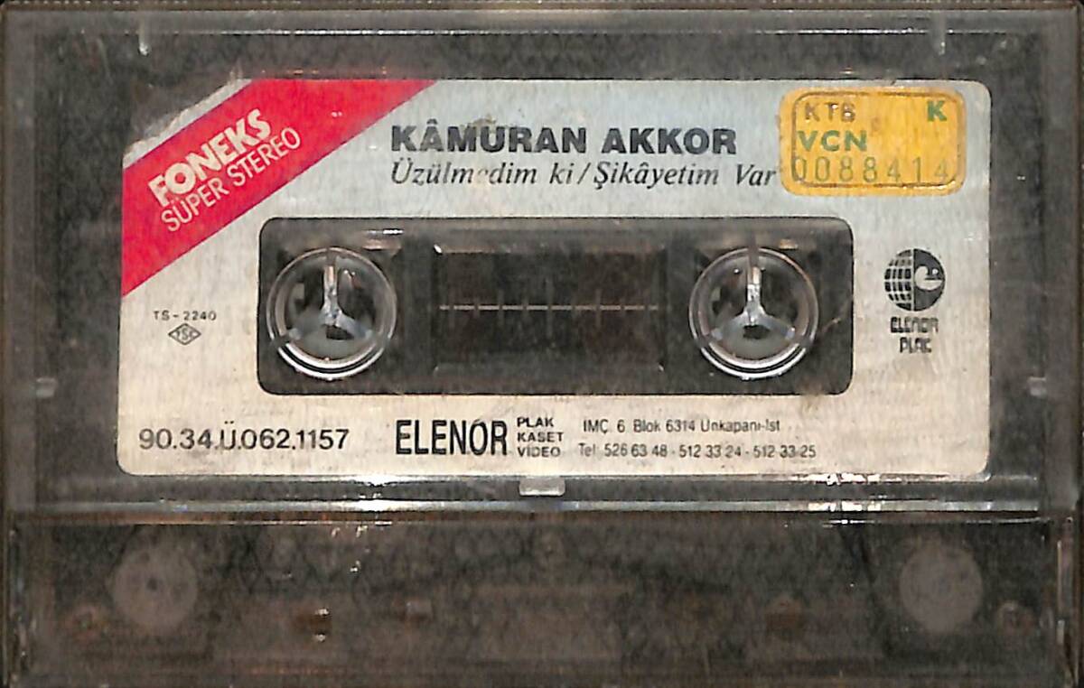 Kâmuran Akkor - Üzülmedim Ki Kaset (İkinci El) KST26552 - 1