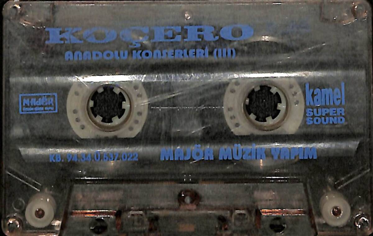 Koçero - Anadolu Konserleri 3 (Kırmızı Bandrol) Kaset (İkinci El) KST26473 - 2