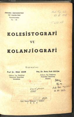 KOLESİSTOGRAFİ VE KOLANJİOGRAFİ KTP2118 - 1