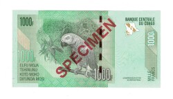 Kongo 1000 Frank 2013 SPECIMEN - ÇİL YKP7479 - 2