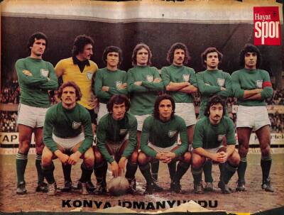 Konya İdmanyurdu Futbol Takımı Poster (24*32.5) KRT17653 - 1