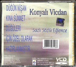 Konyalı Vicdan *Sazlı Sözlü Eğlence * ( İkinci El ) CD Müzik CD1824 - 2