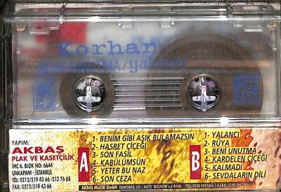 Korhan - Beni Unutma Kaset (İkinci El) KST25294 - 2