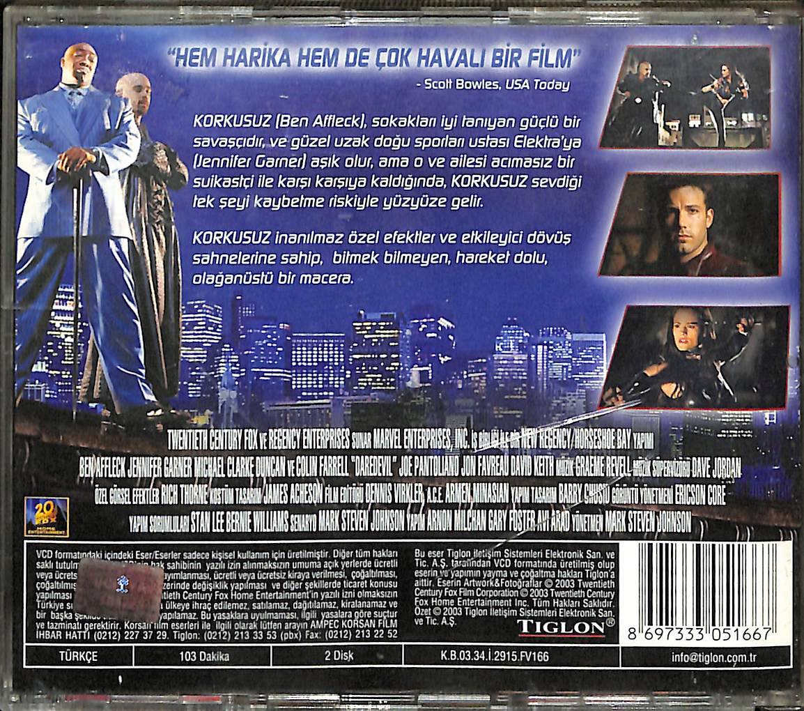 Korkusuz VCD Film (İkinci El) VCD25694 - 2