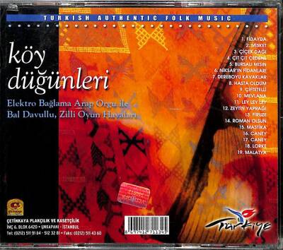 Köy Düğünleri (Sıfır Ürün) CD Müzik CD2285 - 2