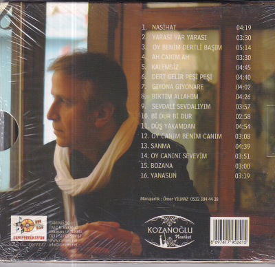 Kozanoğlu - Nasihat (Sıfır Ürün) CD Müzik CD1334 - 2