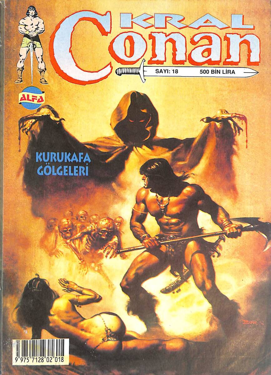 Kral Conan Çizgi Roman Sayı:18 - Kurukafa Gölgeleri (30 Nisan 2000) NDR88337 - 1