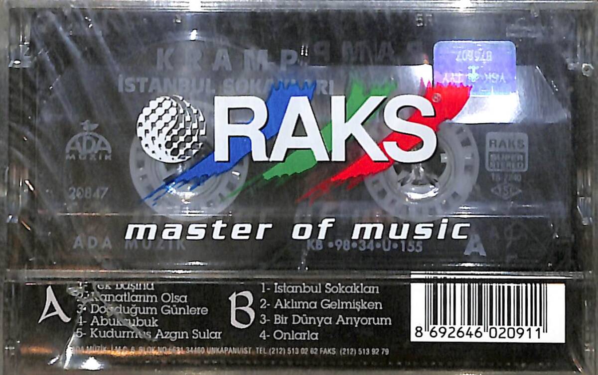 Kramp - İstanbul Sokakları Kaset (Ultra Nadir - Sıfır) KST27089 - 2