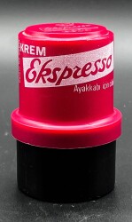 Krem Ekspresso Ayakkabı İçin Cilalı Boya Boş Kutu *Fenerli Koop.Şti.	 AOB3048 - 1