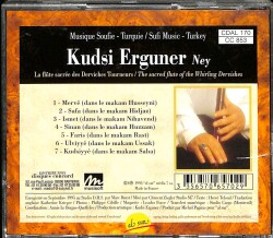 Kudsi Erguner *Ney * ( İkinci El ) CD Müzik CD1833 - 2