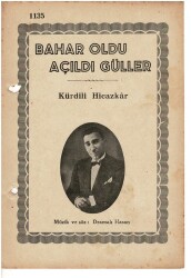 Kurdili Hicazkar - Bahar Oldu Açıldı Güller Nota Kitapçığı EFM1989 - 1