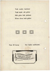 Kurdili Hicazkar Şarkı - Bela Gözler Nota Kitapçığı EFM1964 - 5