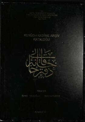 Kuyûd-ı Kadîme Arşiv Kataloğu NDR79531 - 1