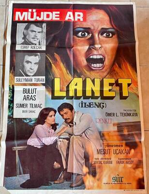 Lanet ( İlenç ) Film Afişi 1977 - Müjde Ar, Eşref Kolçak Mesut Uçakan (68x98cm) EFMN10900 - 1