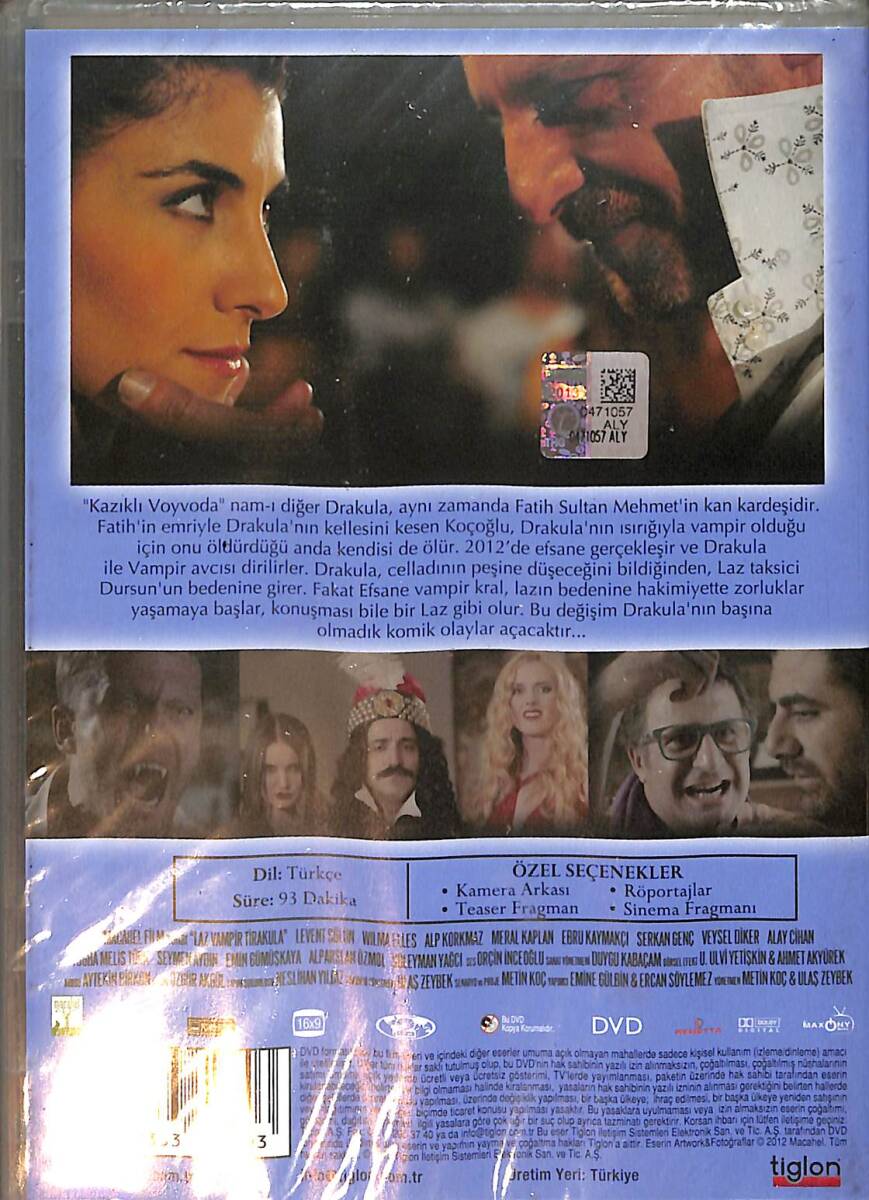 Laz Vampir Tirakula DVD Film (Sıfır) DVD2515 - 2