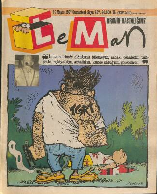 Leman Haftalık Mizah Dergisi 10 Mayıs 1997 Sayı 287 NDR79406 - 1