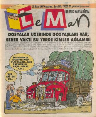 Leman Haftalık Mizah Dergisi 12 Nisan 1997 Sayı 283 NDR79374 - 1